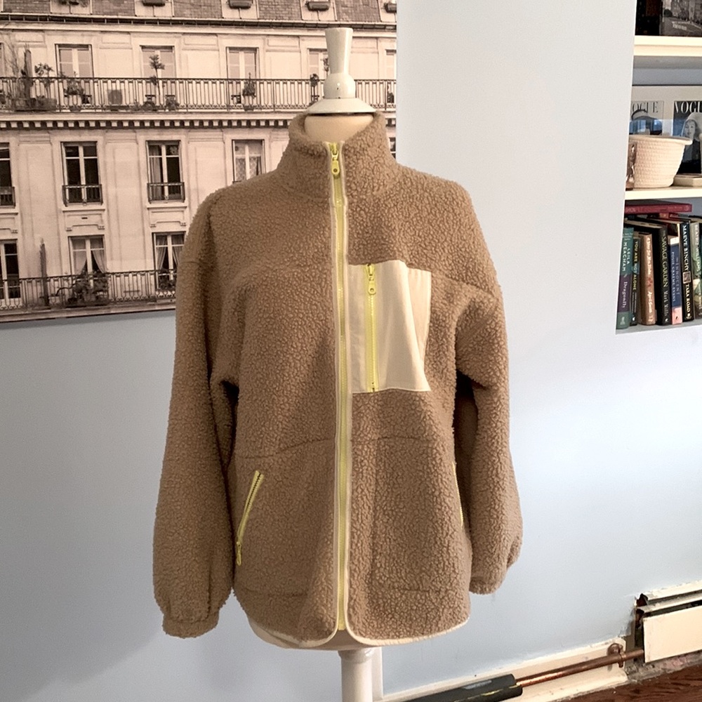 Beige Sherpa fleece by Universal Thread